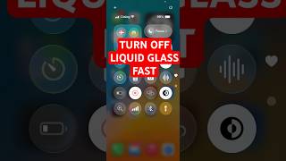 How to Turn Off STUPID Liquid Glass in iOS 26 #iphone #iphoneupdates #iphonetips #apple #tech