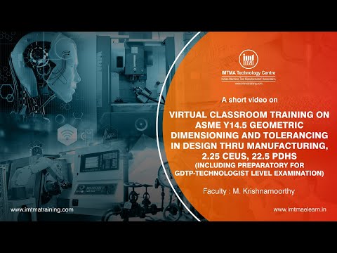 ASME Y14.5 Geometric Dimensioning and Tolerancing in Design thru Manufacturing, 2.25 CEUs, 22.5 PDHs