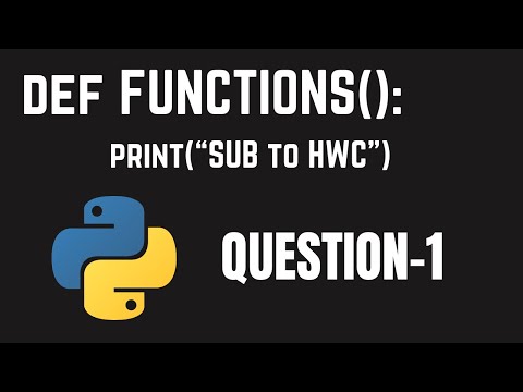 FUNCTIONS| Q1  | Python Basics | CBSE Class 12| helpWithCoding