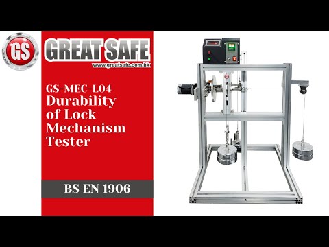 EN 1906 Durability of Lock Mechanism Tester
