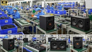 Inside the JBL speaker factory: The production process of the JBL KI110 Karaoke Speaker.