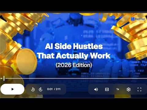 Top AI Side Hustles for 2026 (That Actually Make Money!)