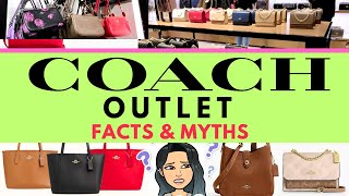 Coach Outlet: FACTS vs MYTHS 😳👜 What Shoppers Get Wrong! #coachoutlet #coachhandbag