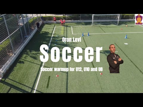 Soccer warmup for U12, U10 and U8 with focusing on jumping and stability