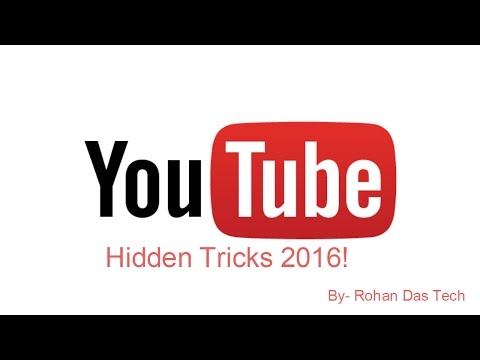 Youtube Hidden Tricks 2016!