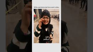 Wibu pertama kali ke event wibu #eventwibu #eventjejepangan #contentcreator #videolucu #comedyskit