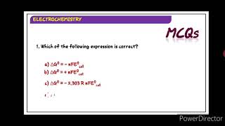 #12Chemistry #Electrochemistry part 3 #Relationbetween∆GandE°cell #Conductance #Conductivity #NEET