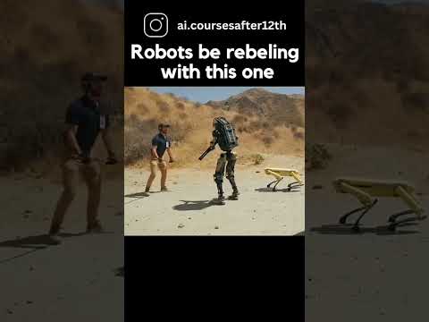 Artificial Intelligence robots be rebelling with this one