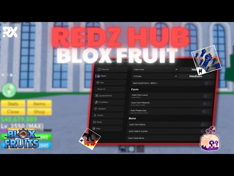 [NEW] Blox Fruits Script/Hack Redz Hub | Auto Farm | Auto Raid | Auto V4 (Mobile & PC)