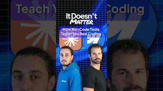 How No Code Tools Teach You Real Coding