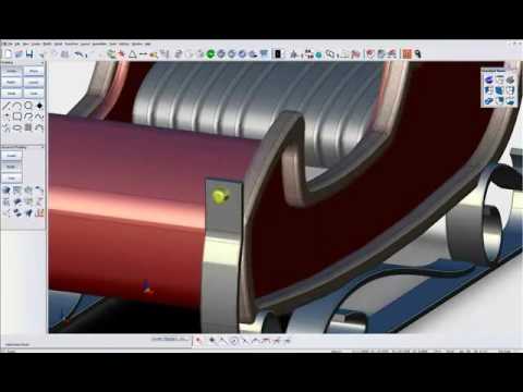 Santa's Sleigh 3D Designed in KeyCreator (archives)