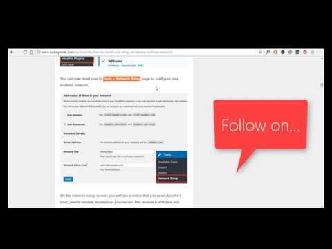 How to Install and Setup WordPress Multisite Network