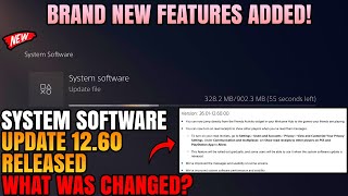 NEW PLAYSTATION 5 SYSTEM SOFTWARE UPDATE 12.60 RELEASED! READ RECEIPTS FEATURE & MORE!