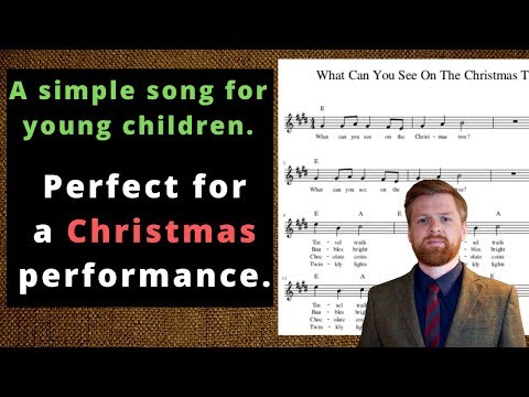 What Can You See On The Christmas Tree | Song For Children | Class Assembly Resource