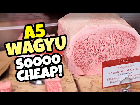 This 🥩A5 Wagyu Steak🥩🤤 was SO CHEAP!!!