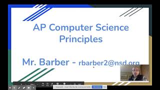 AP Computer Science Principles (Mr. Barber)
