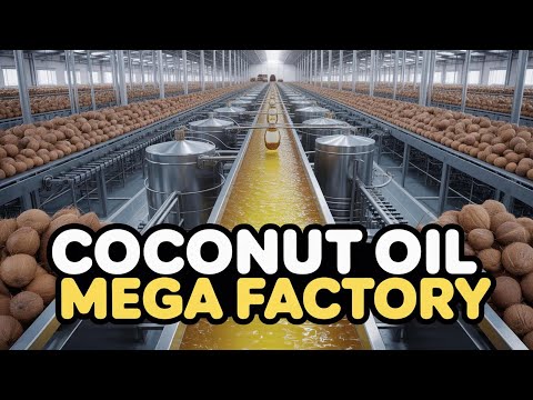 Inside the Mega Factory: The Insane Engineering Behind Coconut Oil Production