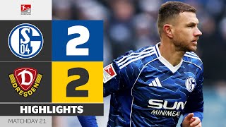 DŽEKO BRACE! | SCHALKE 04 - DYNAMO DRESDEN | Highlights | Matchday 21 - Bundesliga 2 - 2025/26