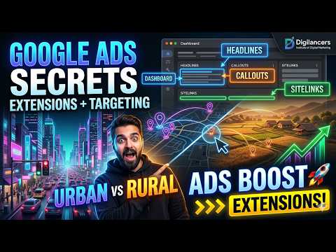 Google Ads Headlines, Callouts, Sitelinks + Urban vs Rural Location Targeting [Full Guide]