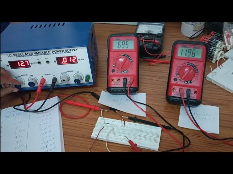 VI Characteristics of PN junction Diode 1N4007 experiment.