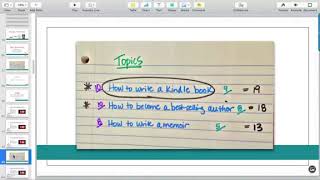 3 Tips for Writing a Book