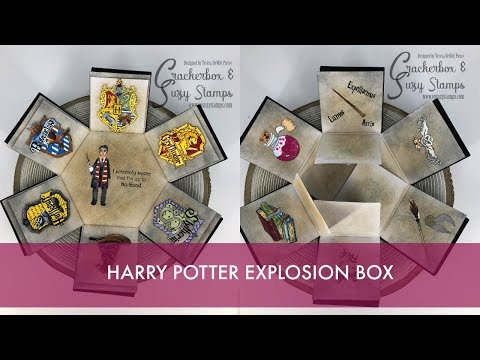 Harry Potter Explosion Box - Crackerbox & Suzy Stamps