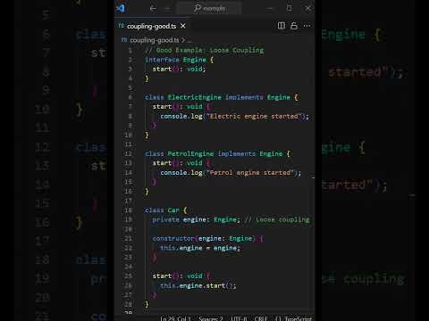 Clean Code - Tight Coupling  and Loose Coupling #typescript #cleancode #programming