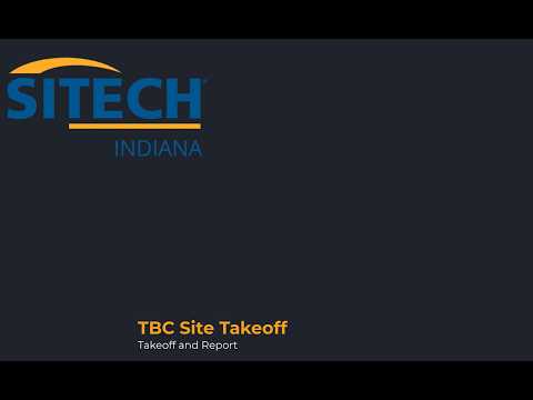 Site Takeoff 4   Takeoff and Report