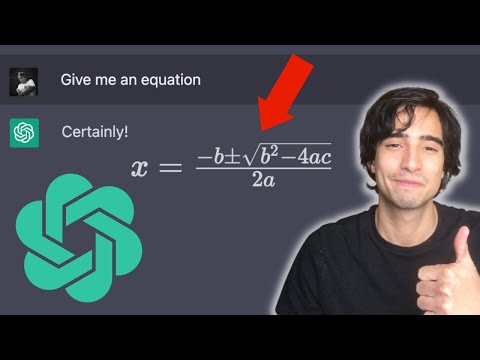 Display Equations in ChatGPT