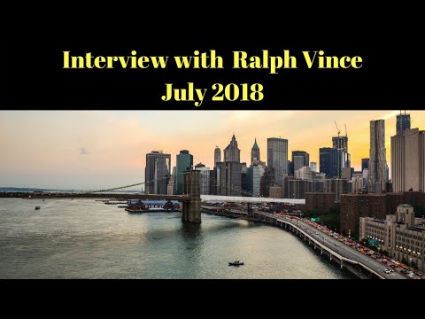 Interview with Ralph Vince (July 2018)