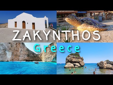 ZAKYNTHOS Island Greece in 3 Days | Travel Guide (Navagio, Blue Caves, Laganas, Tsilivi and Beaches)