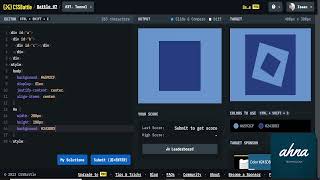 Learn css by practicing | css battle challenge #37 tunnel