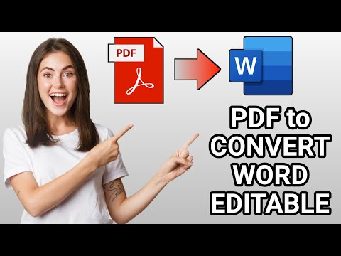 How to Pdf to convert Word File || Pdf sy word file me Convert krne Ka Tarika