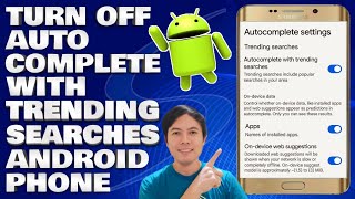 How To Turn Off Autocomplete With Trending Searches on Android Phone