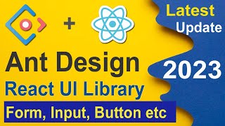 Ant Design UI react Form, Input, etc in Hindi 2023, Reactjs UI design tutorial #reactjstutorial