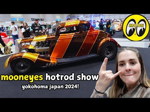MOON EYES HOTROD SHOW YOKOHAMA JAPAN 2024 RAW FOOTAGE