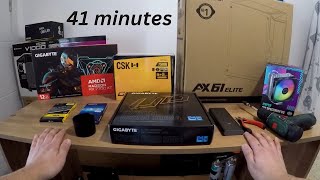 41 Minutes of building a gaming PC (no talking)