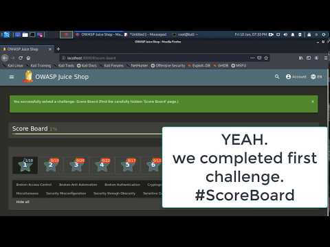 OWASP Juice Shop Solutions - Find hidden Score Board Page |  walkthrough ep-2
