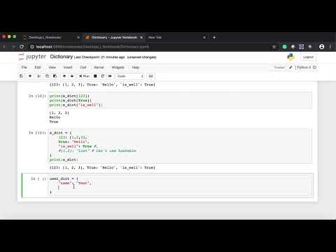 Python EP 13: Dictionary
