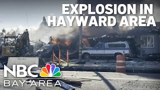 Explosion in Hayward area leaves at least 6 injured
