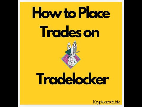 How to place Trades on TradeLocker