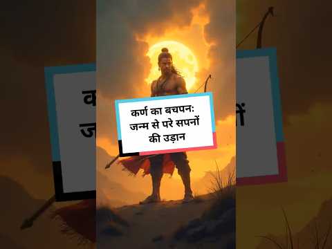 कर्ण का बचपन: जन्म से परे सपनों की उड़ान #mahabharat #krishna #karan #kaurav #pandav #