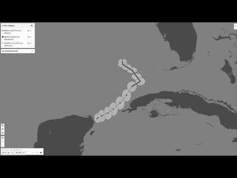 COVERAGE Web-based Visualization Tool: Sailfish electronic tagging data positional uncertainty.