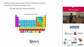 PyParis 2017 - Machine Learning in computational materials science by Igor Mosyagin