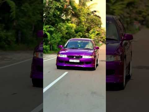 purple bee💜💜#lancer #kerala #evolution #carmodifications #modifiedcars #moddedcars #lancer