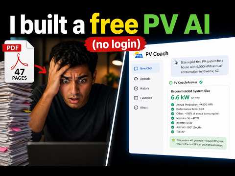 I built a free AI that answers any PV question — in Hindi too