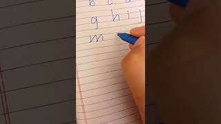 How To Write Alphabets Letters In Calligraphy Writing #Knowledge For Students