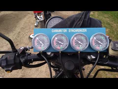 Carb sync 1980 CBX1000 6 cylinder Pt1