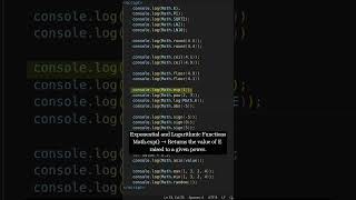 🧬 JavaScript 25b 🧬 Math object methods Part 1 🧬 #javascript #js #coding #omg #course #courses
