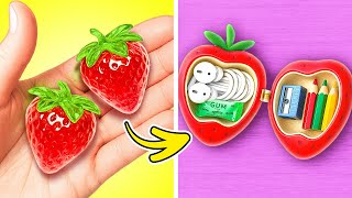 SCHOOL GADGETS 🤓 🚀 Creative Crafts And DIY Hacks by 123 GO! Planet